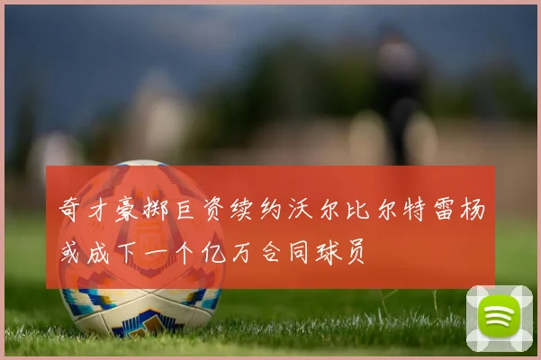 奇才豪掷巨资续约沃尔比尔特雷杨或成下一个亿万合同球员