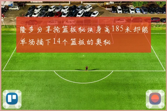 隆多分享抢篮板秘诀身高185米却能单场摘下14个篮板的奥秘